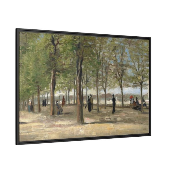 88289-225.jpg Vincent van Gogh's Terrace in the Luxembourg Gardens Framed Canvas