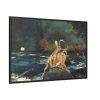 88289-245.jpg A Good Shot, Adirondacks by Winslow Homer Framed Canvas