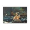 88289-246.jpg A Good Shot, Adirondacks by Winslow Homer Framed Canvas
