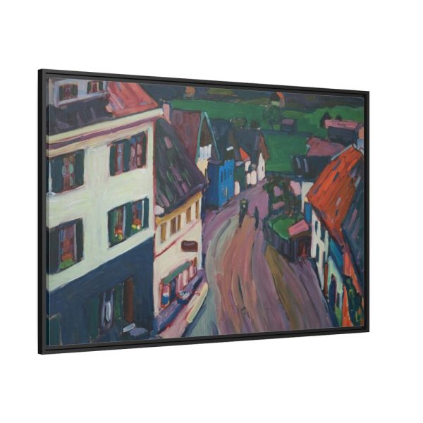 88289-25.jpg View From the Window of the Griesbräu Framed Canvas