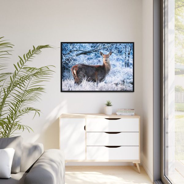 88289-253.jpg Deer In The Forest Framed Canvas