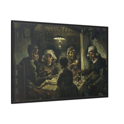 Vincent van Gogh's The Potato Eaters Framed Canvas