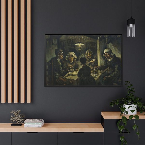Vincent van Gogh's The Potato Eaters Framed Canvas