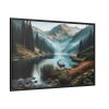 88289-270.jpg Deer by a Mountain Lake Framed Canvas
