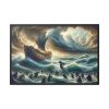 88289-296.jpg Historical Dramatic Sea Scene Framed Canvas