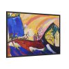 88289-30.jpg Painting with Troika by Wassily Kandinsky Framed Canvas