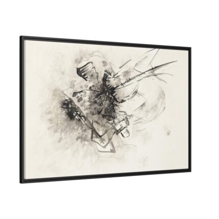 Untitled (1916) by Wassily Kandinsky Framed Canvas