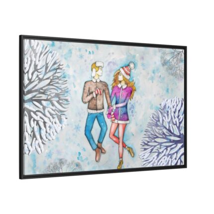 Love Story Framed Canvas