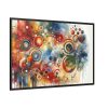 88289-55.jpg Boho Vibrant and Colorful Composition Framed Canvas