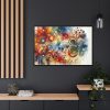 88289-59.jpg Boho Vibrant and Colorful Composition Framed Canvas