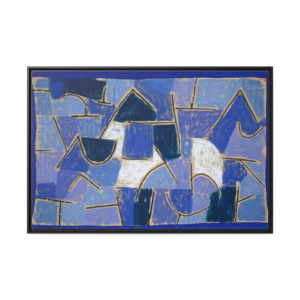 88289-6.jpg Blue Night (1937) by Paul Klee Framed Canvas