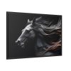 88289-60.jpg Black Spanish Horse Framed Canvas