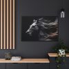 88289-64.jpg Black Spanish Horse Framed Canvas
