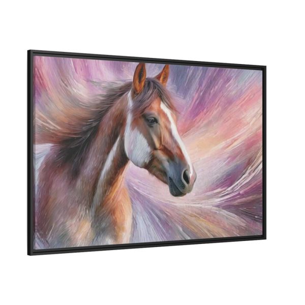 88289-70.jpg Horse Farm Portrait Framed Canvas