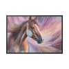 88289-71.jpg Horse Farm Portrait Framed Canvas