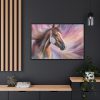 88289-74.jpg Horse Farm Portrait Framed Canvas