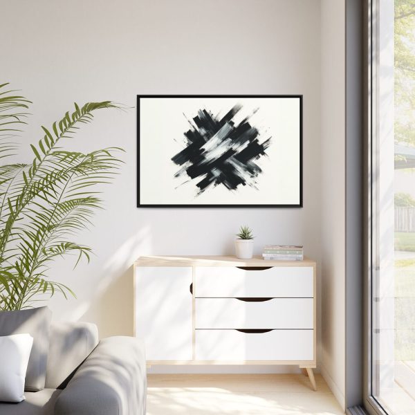 88289-78.jpg Boho Style of Grey Circle Framed Canvas
