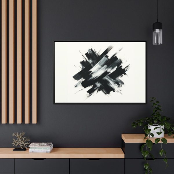 88289-79.jpg Boho Style of Grey Circle Framed Canvas