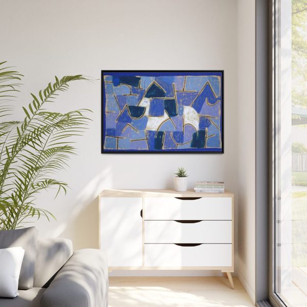 88289-8.jpg Blue Night (1937) by Paul Klee Framed Canvas