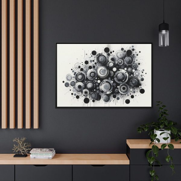 88289-84.jpg Boho Black and White Framed Canvas