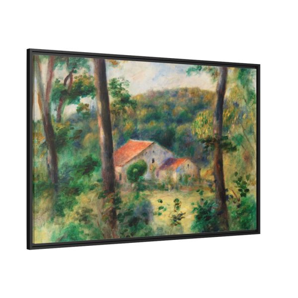Environs of Briey by Pierre-Auguste Renoir Framed Canvas
