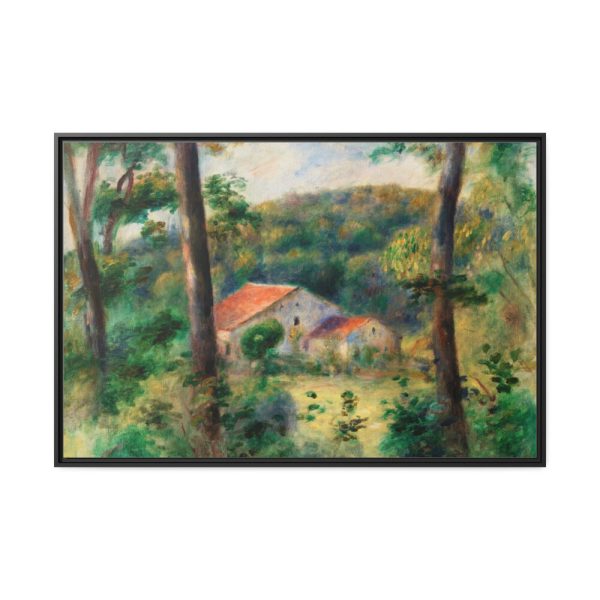 Environs of Briey by Pierre-Auguste Renoir Framed Canvas