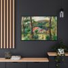 Environs of Briey by Pierre-Auguste Renoir Framed Canvas