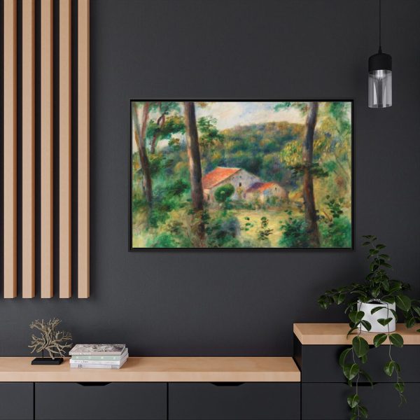 Environs of Briey by Pierre-Auguste Renoir Framed Canvas