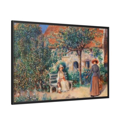 In Brittany by Pierre-Auguste Renoir Framed Canvas