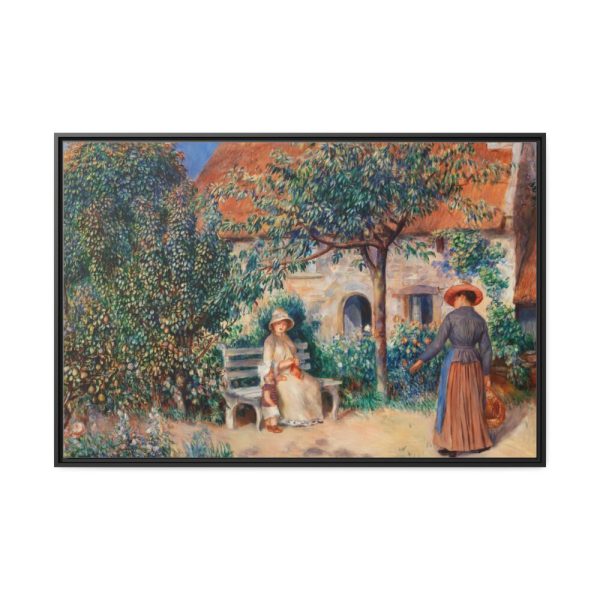 In Brittany by Pierre-Auguste Renoir Framed Canvas