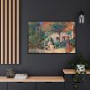 In Brittany by Pierre-Auguste Renoir Framed Canvas