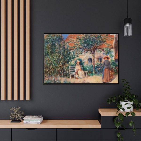 In Brittany by Pierre-Auguste Renoir Framed Canvas