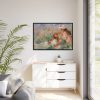 88289-98.jpg Girls in the Grass Arranging a Bouquet by Pierre-Auguste Renoir Framed Canvas