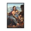 Leonardo da Vinci's The Virgin and Child with Saint Anne Framed Canvas
