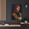 88299-114.jpg Leonardo da Vinci's The Portrait of a Musician Framed Canvas