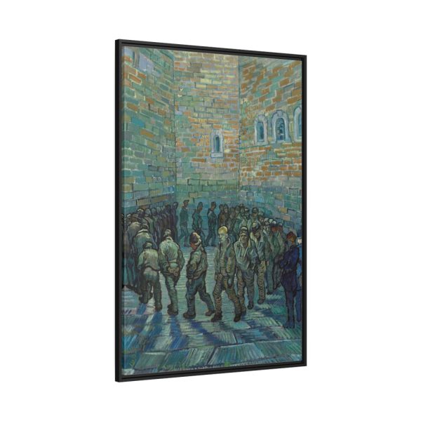 88299-125.jpg Vincent van Gogh's Prisoners Exercising Framed Canvas
