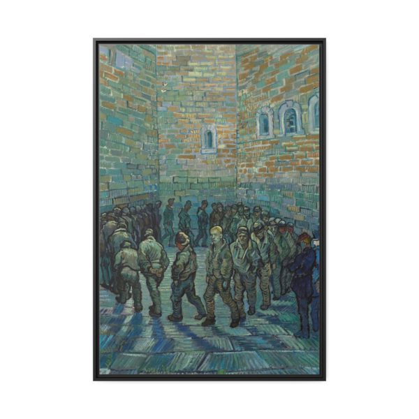 88299-126.jpg Vincent van Gogh's Prisoners Exercising Framed Canvas