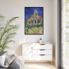 88299-133.jpg Vincent van Gogh's The Church at Auvers Framed Canvas