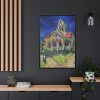 88299-134.jpg Vincent van Gogh's The Church at Auvers Framed Canvas