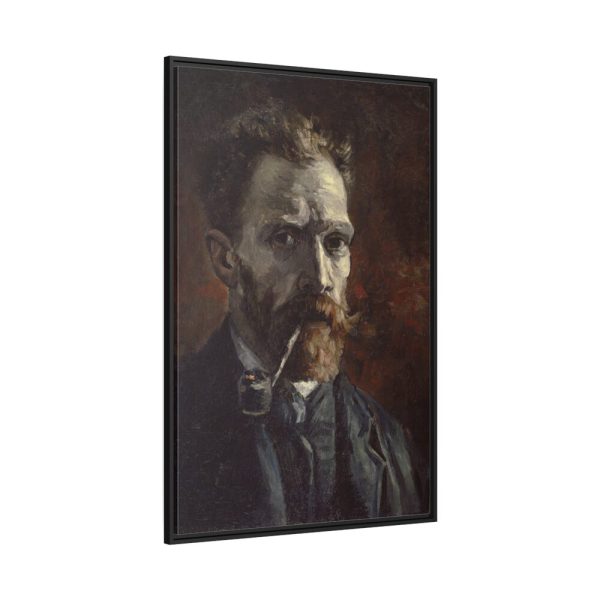 88299-155.jpg Vincent van Gogh's Self-Portrait with Pipe Framed Canvas
