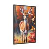 88299-180.jpg Fawn Deer Autumn Framed Canvas