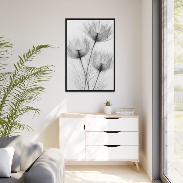 88299-188.jpg Delicate Flowers Art Framed Canvas