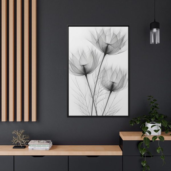 88299-189.jpg Delicate Flowers Art Framed Canvas