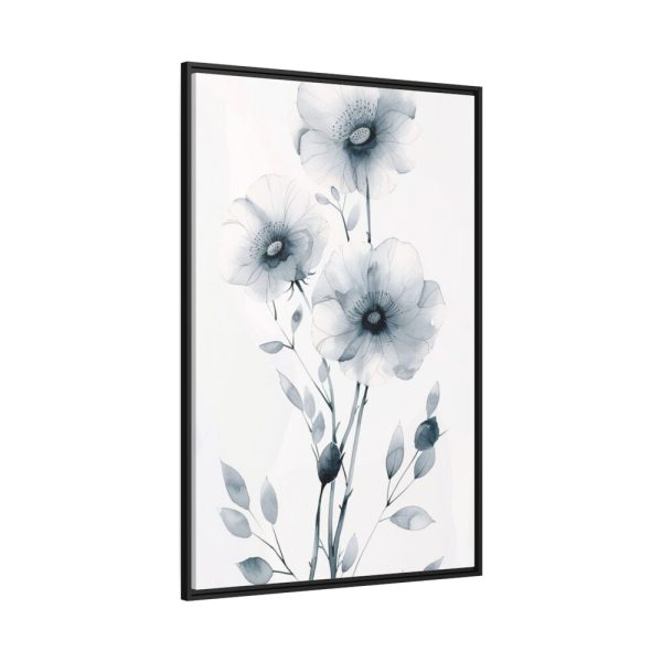 88299-190.jpg Minimalist Flower Art Framed Canvas