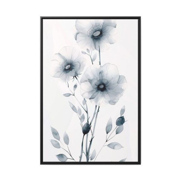 88299-191.jpg Minimalist Flower Art Framed Canvas