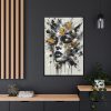 88299-204.jpg Harmonious Splashes in Black And White Framed Canvas