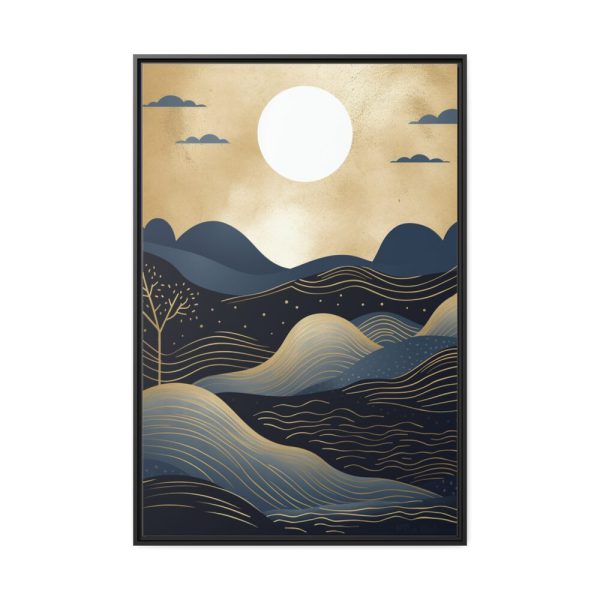 88299-41.jpg Moon Art, N°8 Framed Canvas