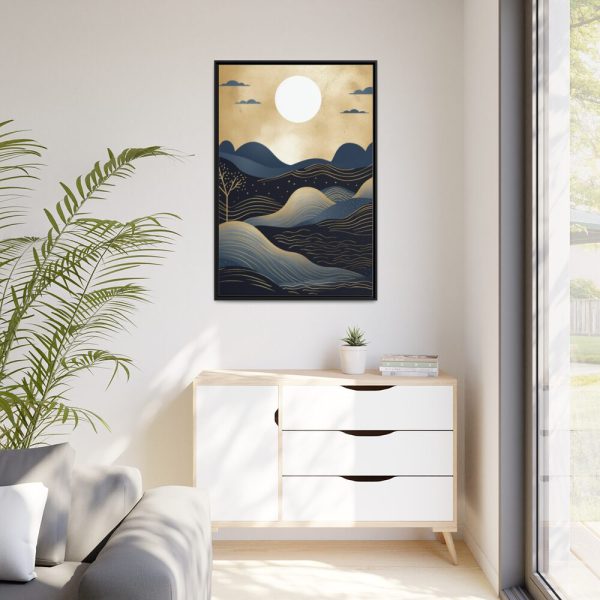 88299-43.jpg Moon Art, N°8 Framed Canvas