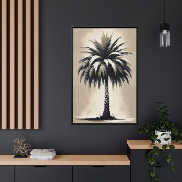 88299-54.jpg Palm Tree in Boho Style Framed Canvas