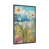 Assorted Flowers Framed Canvas